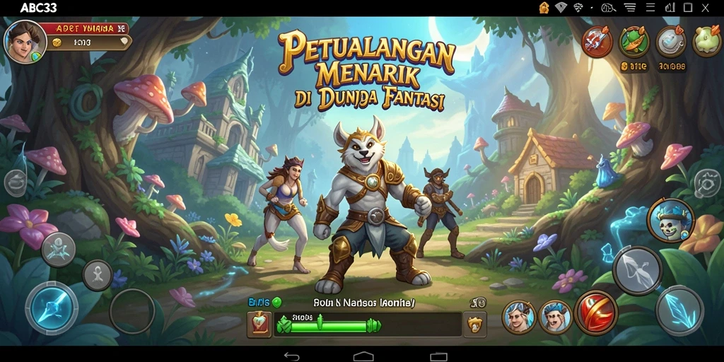 Tampilan gameplay <strong>ABC33</strong> menakjubkan dengan grafis yang memukau.