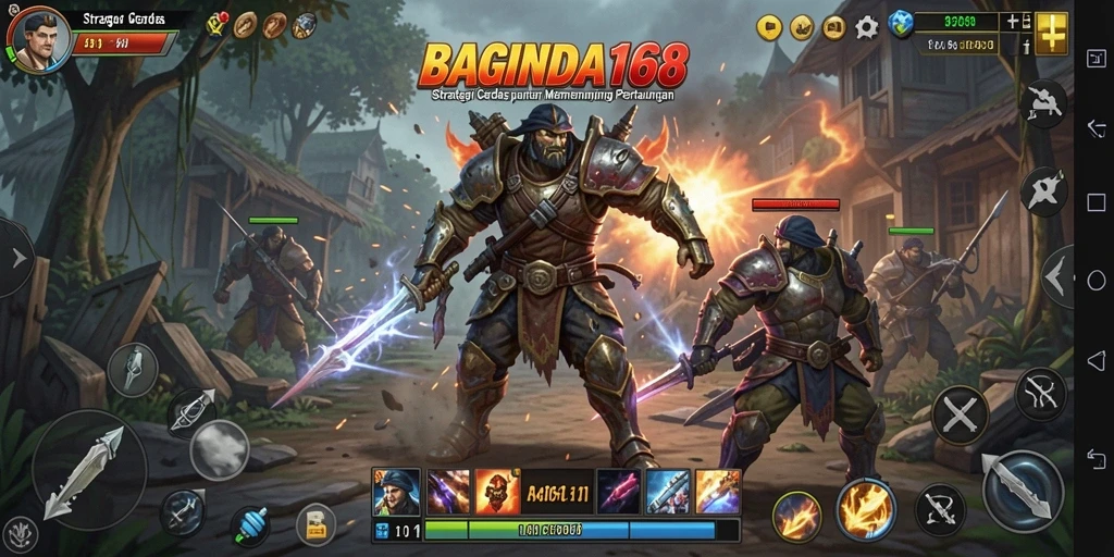 Tampilan gameplay menakjubkan dalam BAGINDA168 dengan aksi strategi yang intens.