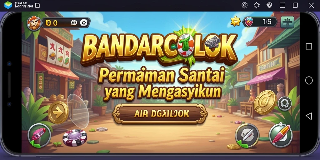 Tangkapan layar dari gameplay BANDARCOLOK yang menyenangkan dan penuh warna.