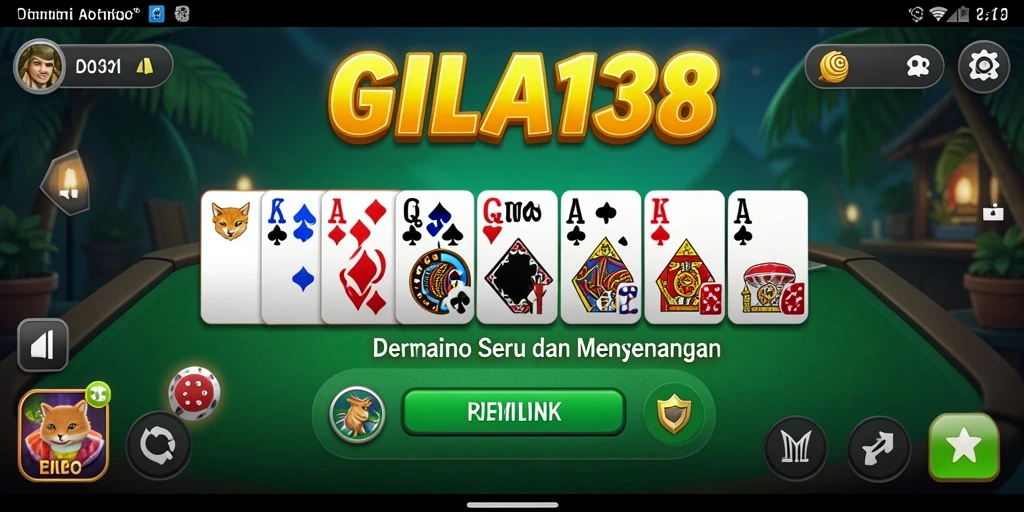 Gameplay seru GILA138 dengan grafis menarik di dalam permainan Domino.