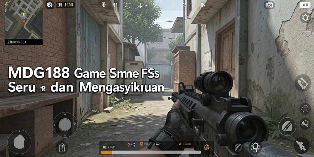 Screenshot gameplay MDG188 menampilkan aksi tembak-menembak yang intens.