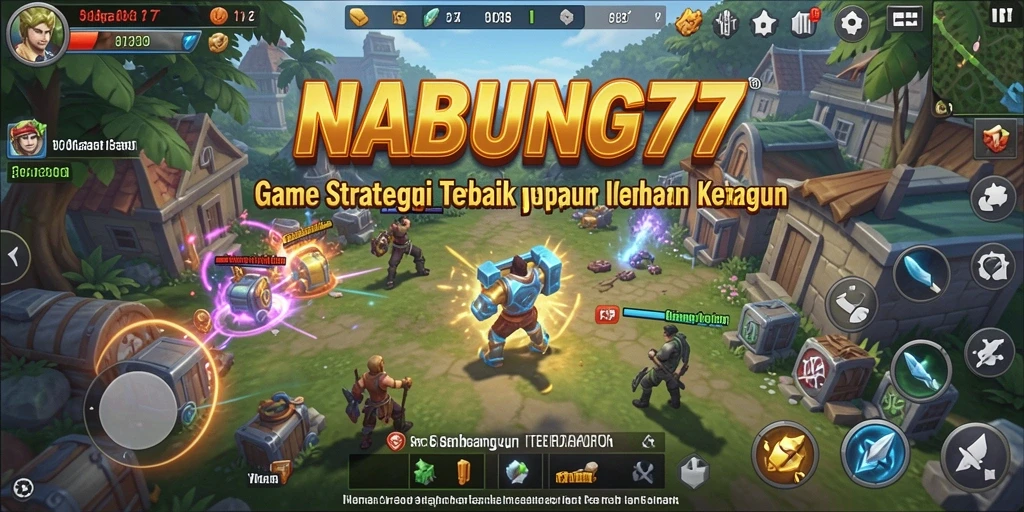 Tampilan utama gameplay NABUNG77 yang mendidik dan interaktif.