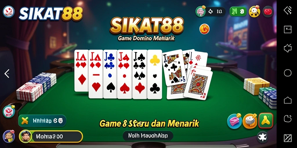 Tampilan gameplay seru dan interaktif SIKAT88 yang mengasyikkan.