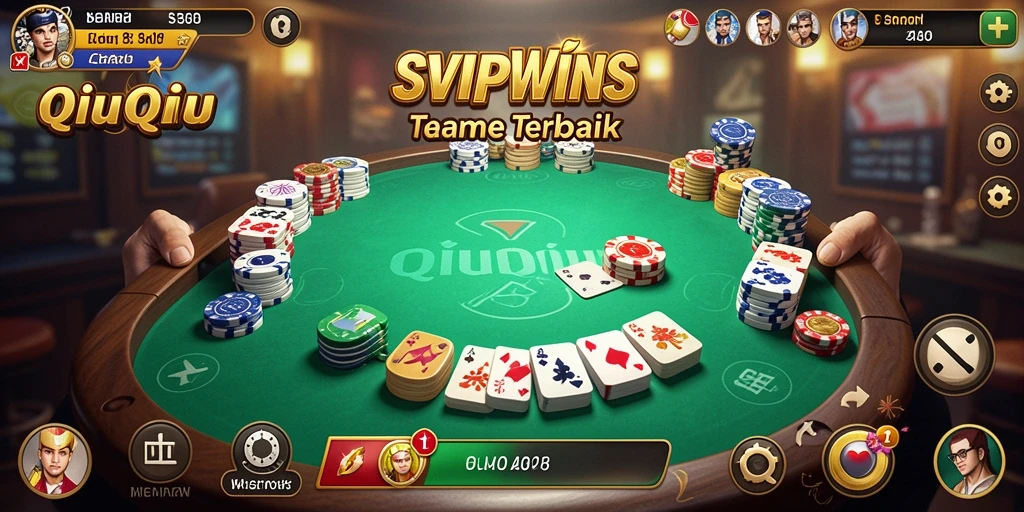 Gameplay QiuQiu yang mendebarkan dalam SVIPWINS.