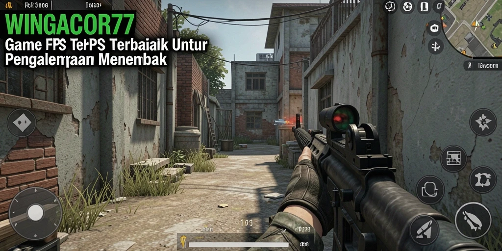 Screenshot gameplay WINGACOR77 menampilkan aksi menembak yang mendebarkan.